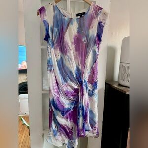 Anna Sui blue & purple mini dress - size small